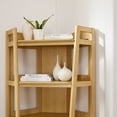 thumbnail image 5 of Bixby 71 Inch Corner Bookshelf in Oak, 5 of 7