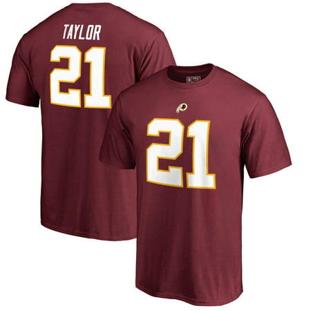 Sean Taylor Washington Redskins NFL Pro Line by Fanatics Branded Retired Player Authentic Stack Name & Number T-Shirt