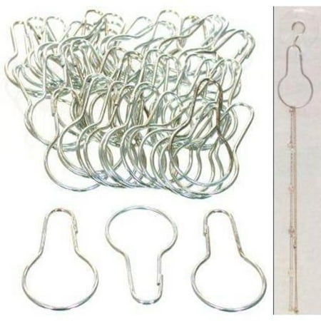- 50 Chain Shower Curtain Hooks Sorting Organization Window Displays