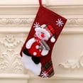 thumbnail image 6 of SPRING PARK Storage Bag|Christmas Stocking Decor|Xmas Style,Elk Snowman,Santa Bear Design, 6 of 7