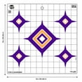 thumbnail image 4 of Ez Aim Fun Paper Shooting Targets, Dialing In More Fun, 12 In Square, 9-Pack, Multi-Color, 4 of 15