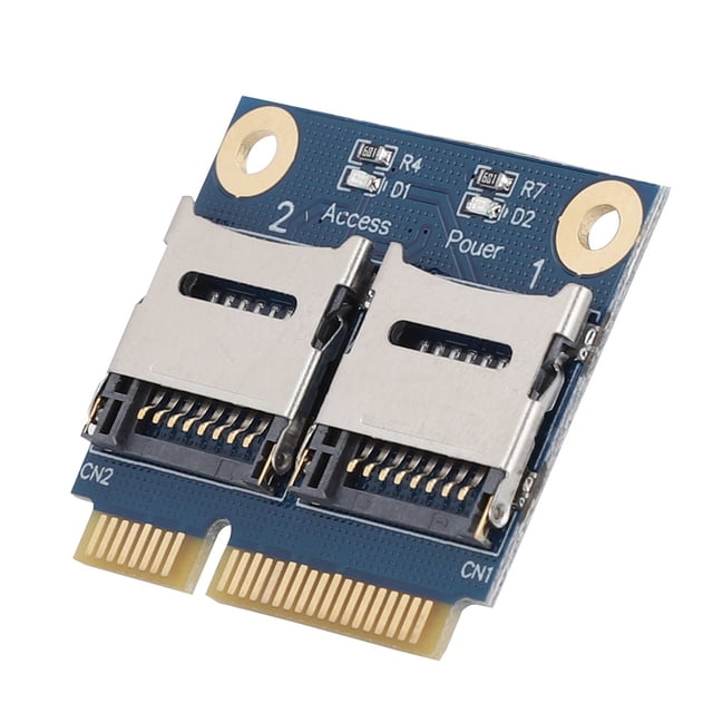 Tarjeta adaptadora PC E, Mini PCIe a tarjeta de memoria dual Tarjeta PC E Uso conveniente