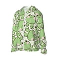 thumbnail image 2 of Fotbe Cute Frog Men's Women's UPF 50+ Sun Protection Jacket Hooded Cooling Shirt with Pockets Hiking Outdoor Performance-XX-Large, 2 of 9