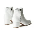 thumbnail image 5 of J. Adams Zuma Ankle Bootie, Stylish and Comfortable Close-Pointed Toe Low Block Zip-Up Women's Boot, 5 of 5