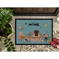 thumbnail image 3 of Chocolate Wire Haired Dachshund Sweet Home Door Mat, 3 of 3