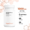 thumbnail image 6 of SuperSmart - Sea Buckthorn Extract 1000 mg per Day - Omega 7 Oil Supplement | Non-GMO & Gluten Free - 60 Softgels, 6 of 9