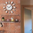 thumbnail image 3 of Mirror Effect Kitchen Clock Spoon Fork Cutlery Design Removable 3D Stickers Home Decor, 3 of 3