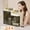 Transparent Black Large, variant on Makeup Organizer with 3 Drawers, Cosmetic Storage Box for Vanity, White Bathroom Countertop