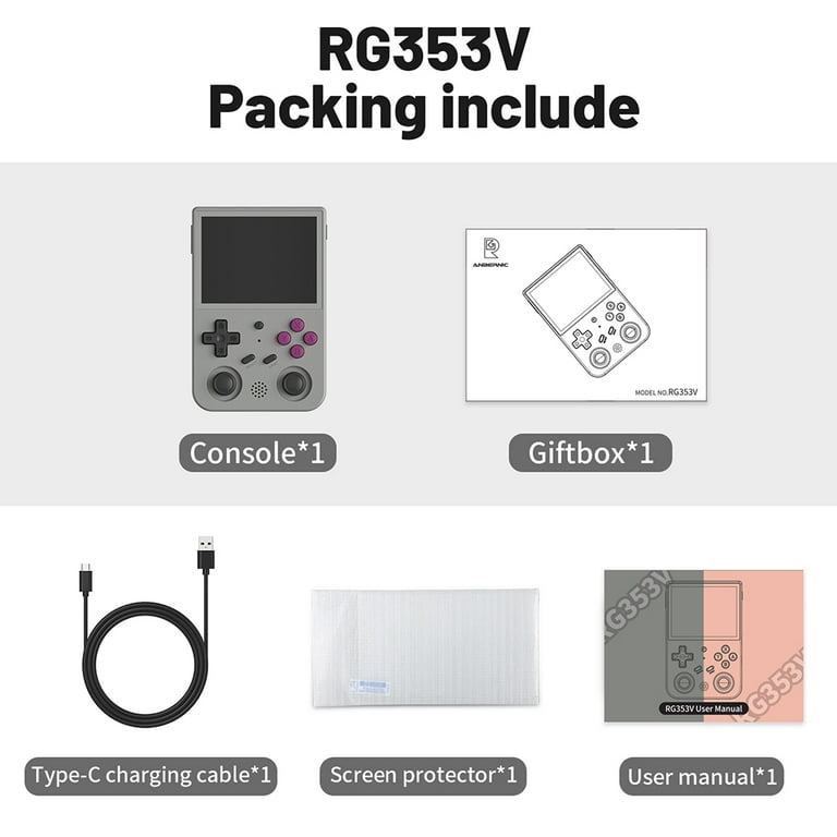 Mojoyce RG353VS Handheld Game Console 16G , 3.5-Inches Display