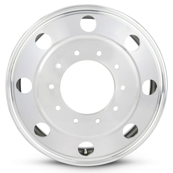 For 2005-2022 Dodge Ram 4500 19.5 Inch Machined with Clear Coat Silver Rim - OE Direct Replacement - Road Ready Car Wheel