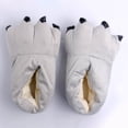 thumbnail image 5 of Naierhg 1 Pair Cotton Slippers Cute Cartoon Super Soft Comfortable Anti-slip Keep Warm Gift Women Men Animal Claw Winter Plush Slippers for Bedroom for Home Blue, 5 of 8