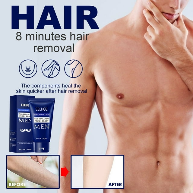 Fiudx Crema para Depilar, Fórmula Suave para Depilar, Crema Corporal Natural y Segura, Tamaño Portátil para Piernas, para Usar En Axilas, Bikini y Brazos, Cuidado Diario para Hombres y Mujeres, Garan