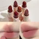 thumbnail image 4 of Heallor-pintalabios mate de larga duración, bálsamo tinte de labios rojo brillante, hidratante, terciopelo, Nude, realza el cutis, 4 of 5