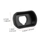 thumbnail image 2 of Moyic Cámara DSLR Eyecup visor cubierta videocámara ocular Protector fotografía sesión de fotos reemplazo modificado para Accesorios de cámara y óptica, 2 of 6