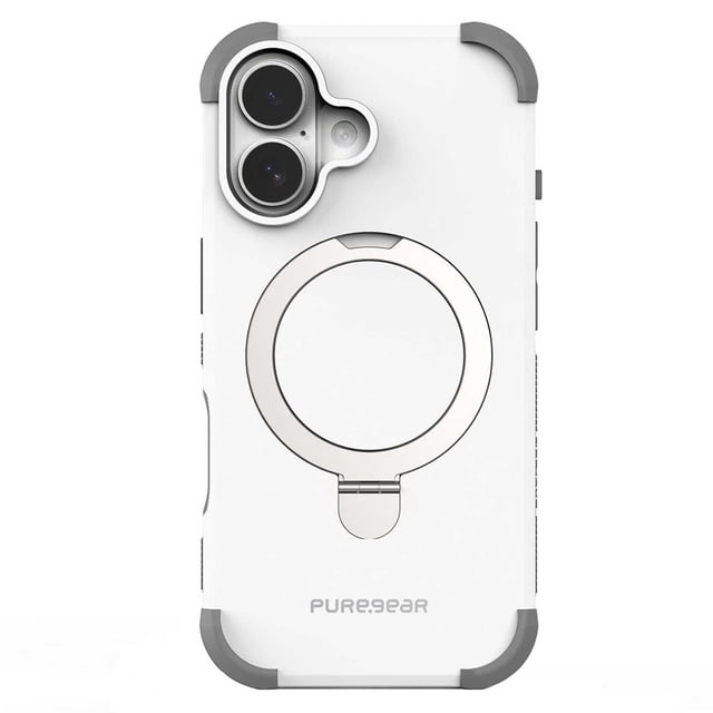 Funda Case PUREGEAR Dualtek Kik para iPhone 16 Blanca