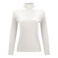 thumbnail image 5 of XIYON Sweaters for Women Casual Neck Sweater Long Sleeve Ribbed Knit Pullover Soft Warm Winter for Daily Wear, 5 of 7
