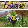 thumbnail image 6 of TOPRenddon Artificial Fake Pansy Flowers for Outdoor, Faux UV Resistant Silk Pansies Spring Flowers for Outside for Planter Front Door Porch Yard Patio Window Box Home Decor, 6 of 8