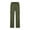 Army Green Pants, variant on Qetyuw Womens Cargo Pants Button Elastic Waist Pants with Multi Pockets Straight Leg Loose Trousers Solid Color Casual Sports Athletic Pants