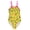 Yellow - Rainbow Pineapple, variant on Girls One Piece Bathing Suits Swimwear for Girl 86692-10406-6X (Navy - Silver Stars, 5-6 Years)