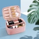 thumbnail image 5 of Bolsa de maquillaje OCHEAL, organizador de viaje, color rosa, de piel impermeable, 5 of 7