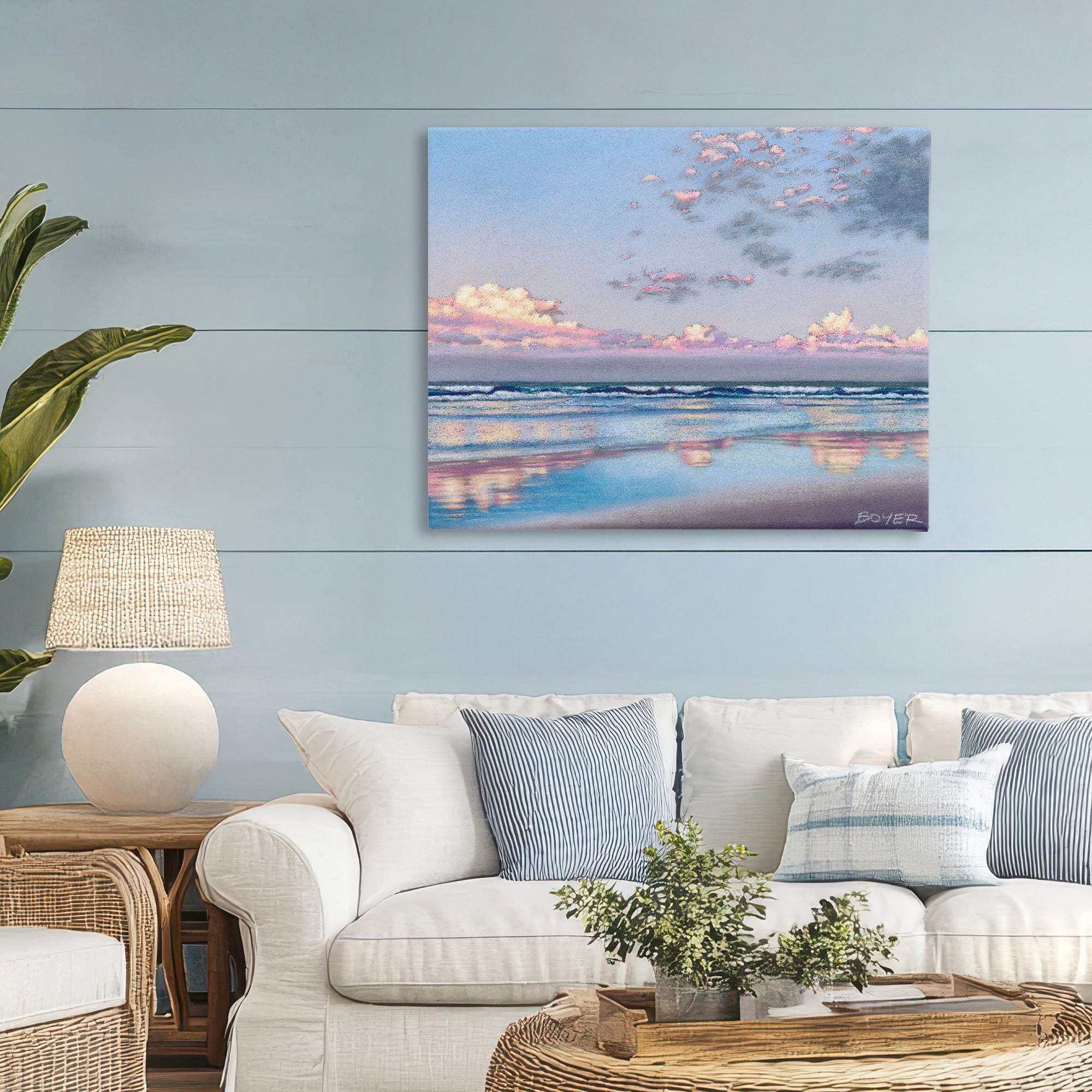 Stupell Industries Nature's Poetry Seascape Canvas Wall Art, design by Susy Boyer
