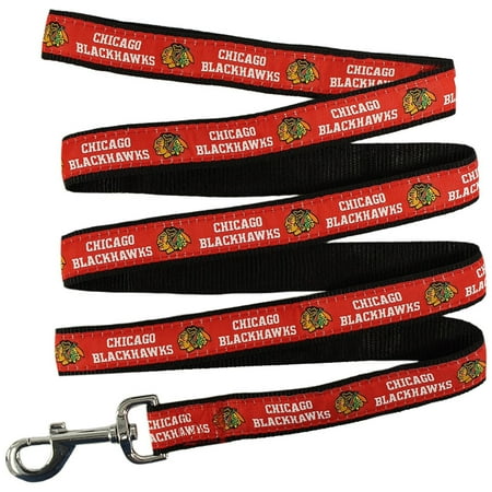 UPC: 0849790076532 | Pets First NHL Chicago Blackhawks Leash! Licensed Heavy-duty Strong Durable Leash for Dogs Cats