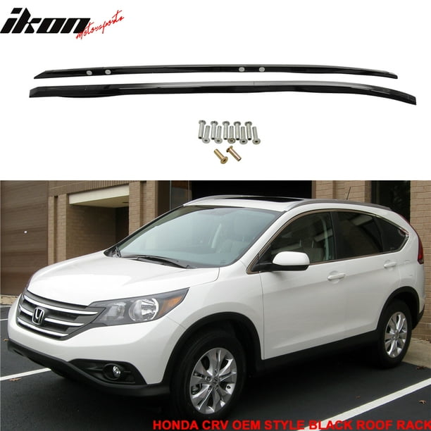 Compatible with 1216 Honda CRV OE Factory Style Roof Rack Black Polish