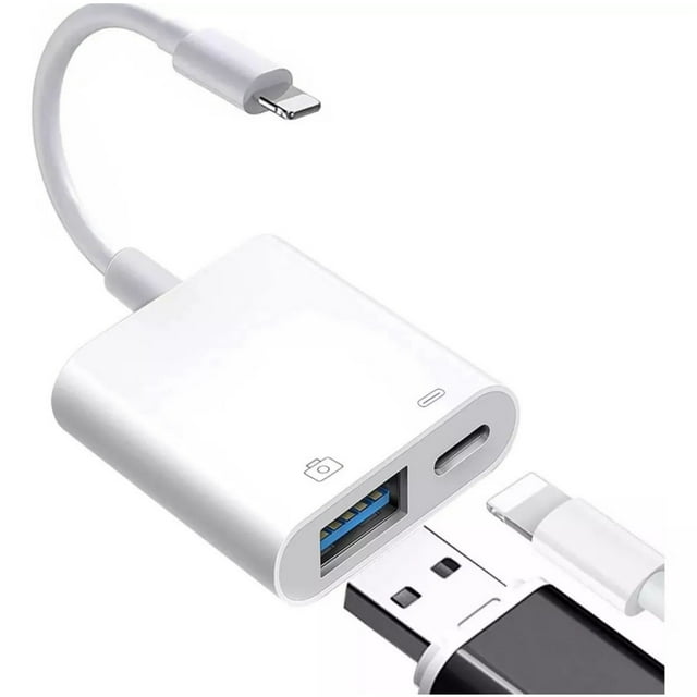 Adaptador Lightning a USB 3.0 para iPhone iPad Otg