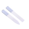thumbnail image 1 of Shisuyan 2pcs Professional Crystal Nail File Glass Double Sided Emery Board Nail Polish Tool (Short Pointed End with Mirror + Short Flat Head with Mirror), 1 of 8