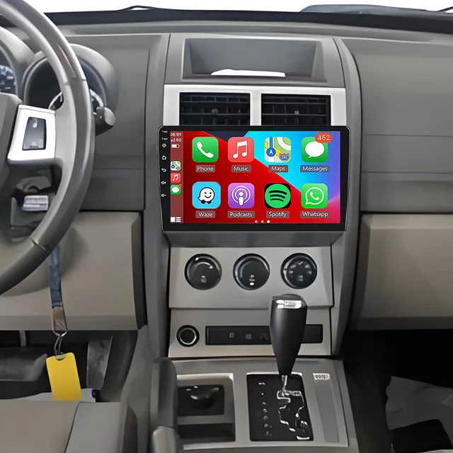 For Dodge Nitro 2007-2012 Car Stereo 10In Android 13 | 4+64G Gps Navigation | Carplay Android Auto + Bluetooth Wifi + Ahd Backup Camera & Swc