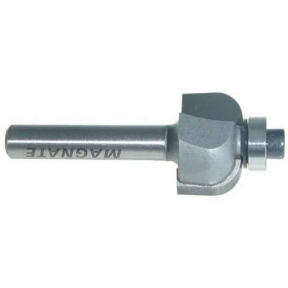 Magnate 1023 Cove Carbide Tipped Router Bit — 3/16" Radius; 1/4" Shank Diameter; 3/8" Cutting Length; 3/4" Overall Diameter; 1-1/4" Shank Length