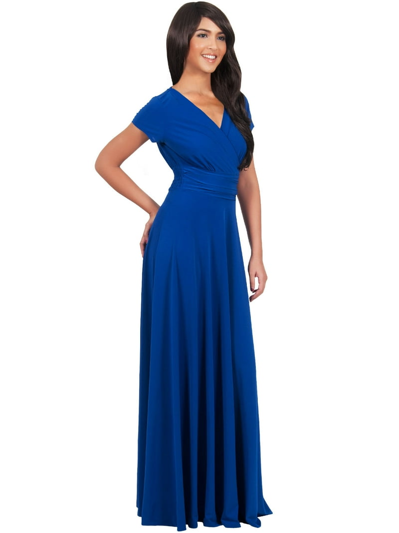 cobalt blue summer dresses Marcella | Margot Dress in Cobalt | Women's Size Medium | Sustainable European Jersey