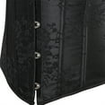 thumbnail image 4 of Grebrafan Corset Rockabilly Women Lace Off Shoulder Bustier Black 3XL, 4 of 5
