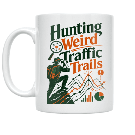 Hunting Weird Traffic Trails - Data Analyst - 11 oz Ceramic Coffee Mug