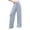 Light Blue, variant on Women's Casual Relaxed Wide Leg Ribbed Knit Pants Comfy Loose Soft Knit Pants with Drawstring Waist Long Trousers (Purple, XXL)