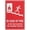 Warning Sign 1, variant on Butlers Pantry Red Retro Vintage Style with Holes Road Sign Business Sign 12X8 Inches Aluminum Metal Tin Sign