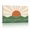 D, variant on XaaKee Canvas Wall Art Sunburst Wavy Horizons Retro Art Prints Canvas Prints Wall Art Inner Framed 18*12Inch
