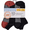 Black, variant on Wonder Nation Boys Heel Toe Contrast No Show Socks, 10 Pack, Sizes S-L