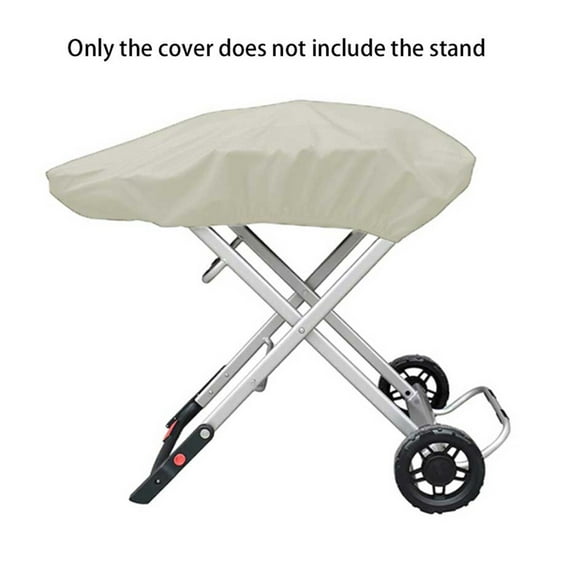 Grill Cover for Weber Traveler Portable Gas Grill 9010001, Outdoor Heavy Duty Waterproof Oxford Fabric Weather Resistant