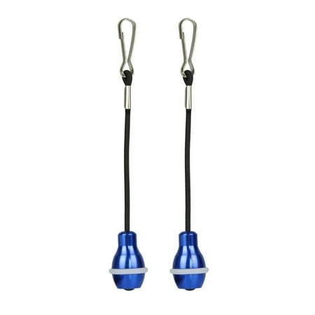LIVEST 2Pcs/Set Fishing Rod Gear High Elasticity Double Locking Tube with Rubber Band Precise Solid Anti-Slip Fishing Pole Drop Tools for Outdoor