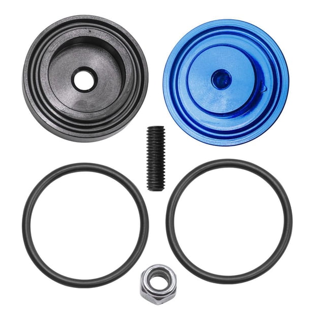 2uds. Tapón de limpiaparabrisas, bloque de coche, persiana de aleación de aluminio para Honda CRX 1988-1991, azul