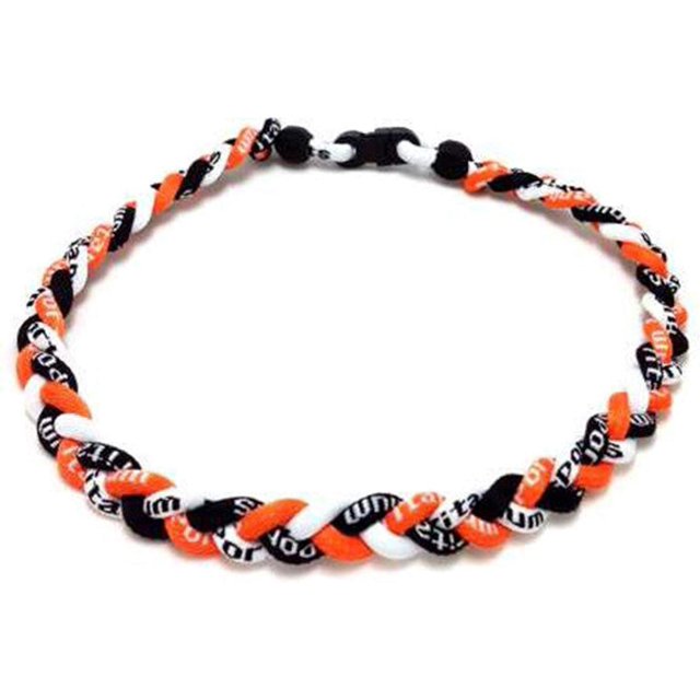 OOIN Lot de 12 Colliers en Titane de Baseball pour Garçons Collier Tressé Tornade