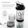 thumbnail image 3 of Custom Logo-Printable 500ML Gray Fitness Shaker: Eco-Friendly PP Material, Leak-Proof & Shatterproof Design, Portable Gym Water Bottle for Workout Enthusiasts, Universal Gift for, 3 of 6