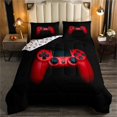 thumbnail image 1 of XYCCA ? Gamer Duvet Cover Set Full 3D Print Red Black XYCCA Game Controller Pattern Bedding Set 3 Pieces Video Games Room Decor Microfiber Comforter, 1 of 6