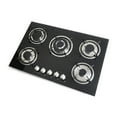 thumbnail image 4 of TOOL1SHOoo 5 Burner Tempered Glass Built-in Gas Stove/With Interest Guarantee for Kitchen, 4 of 13