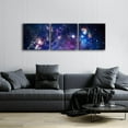 thumbnail image 3 of Epic Art 'Sublime Galaxy' by Epic Portfolio, Acrylic Glass Wall Art, 3 Piece Set, 72" x 24", 3 of 8