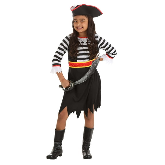 Girl's Pirate Captain Costume Dress