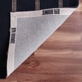 thumbnail image 6 of Laddha Home Designs 5' x 7.75' Hand Woven Striped Area Throw Rug - Black and Brown, 6 of 8