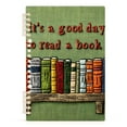 thumbnail image 7 of FORMRS 1-Subject Spiral Notebook 8" x 5" College Ruled 60 Refillable Sheet A5 Hard Cover, 2 Pack, Green Book Shelf, 7 of 7