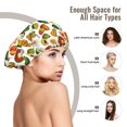 thumbnail image 6 of lemon fruits vegetables Silk Bonnet for Sleeping Women Men, Adjustable Elastic Satin Bonnet Bonnet for Sleeping, Soft Similar Silk Curly Cuteness Hair Bonnet for Sleeping, 6 of 7